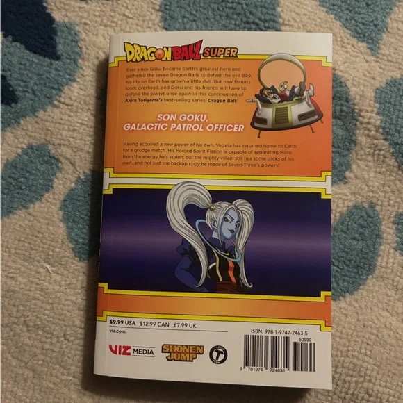 Manga Dragon Ball Super Paperback - White, Red, Yellow, Black, Blue - Picture 2 of 3